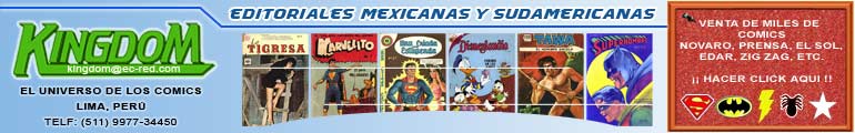 Comics de la Editorial Novaro en Venta, Catalogo 2007-2008